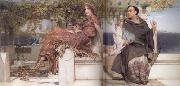 Alma-Tadema, Sir Lawrence The Conversion of Paula by Saint Jerome (mk23) painting